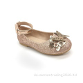 Mädchen flache Schuhe Strass Flash-Material Ballettschuhe